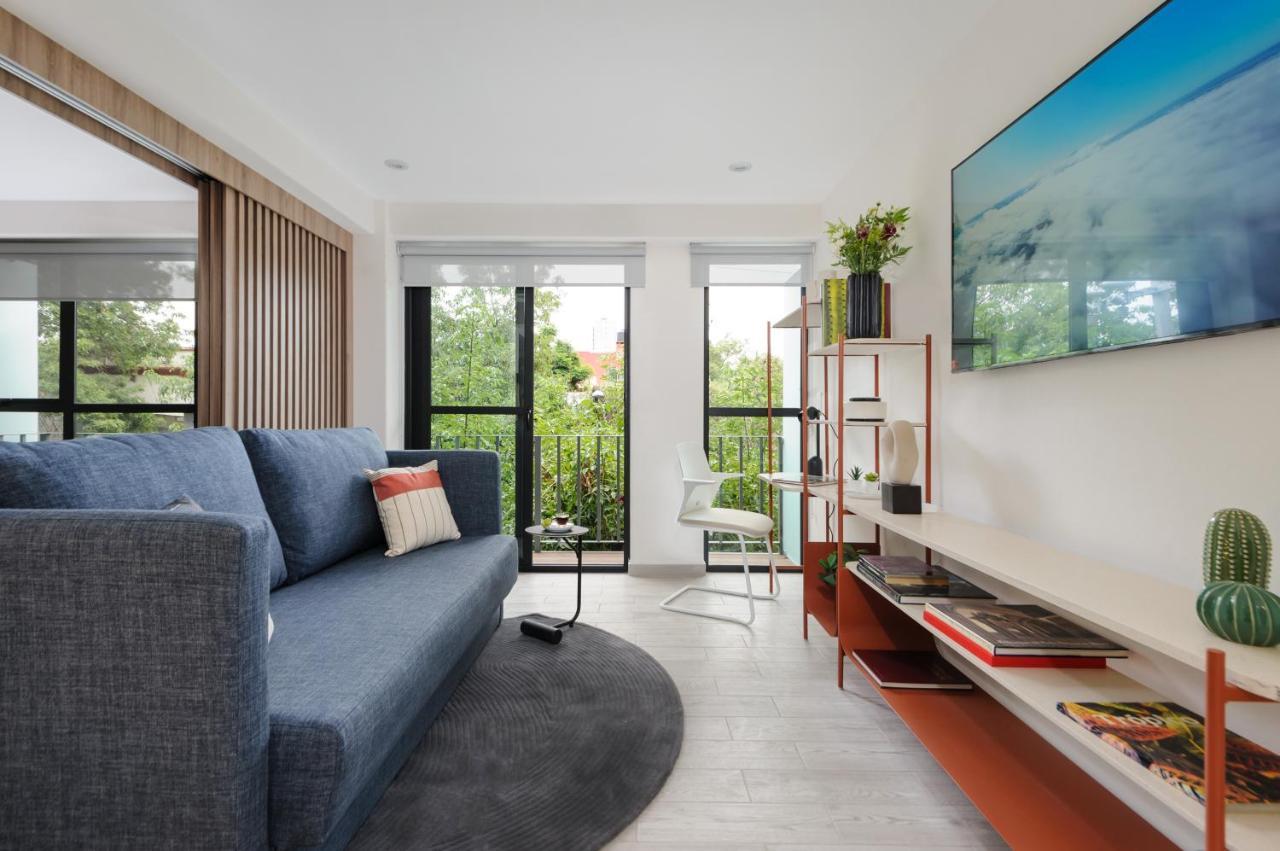 Choapan 28 - Lux Apartments In Condesa Meksika Dış mekan fotoğraf